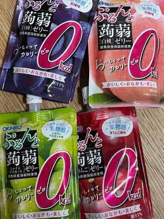 ORIHIRO 오리히로 곤약젤리 제로칼로리 130g 4종 4팩(맛별로 1팩씩) — 5점을 준 리뷰어가 2023년 3월 올린 사용 사진