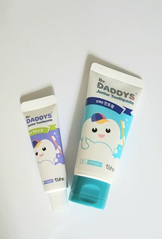 닥터데디스 안심불소 튼튼치약(청포도, 민트 중 택 1) 60g + 여행용 미니 치약 15g — 5점을 준 리뷰어가 2022년 7월 올린 사용 사진