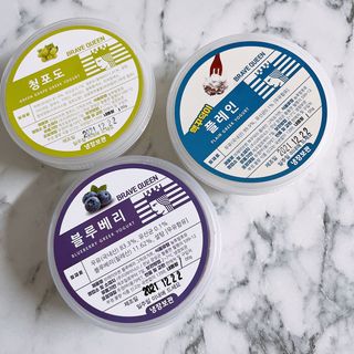 [브레이브퀸] 수제 그릭 요거트 3종세트 플레인 블루베리 청포도 — 5점을 준 리뷰어가 2021년 12월 올린 사용 사진