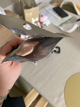 도그퓨어 푸드닭 강아지 닭고기 통살 애견간식 오리지널/차전자피/초록입홍합 — 5점을 준 리뷰어가 2021년 10월 올린 사용 사진
