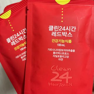 클린24시간 레드박스 1BOX(5포) + 전용보틀(500ml) — 4점을 준 리뷰어가 2024년 1월 올린 사용 사진