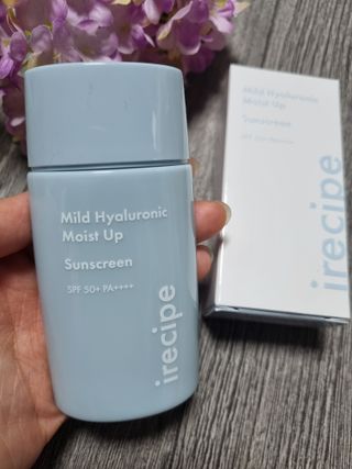 아이레시피 마일드 히알루로닉 모이스트 업 선스크린 SPF50+ PA++++ — 5점을 준 리뷰어가 2023년 6월 올린 사용 사진