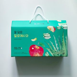서울약사신협 잘 담은 알로애사과_70ml x 30포 — 5점을 준 리뷰어가 2021년 9월 올린 사용 사진