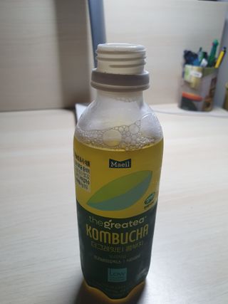 더그레잇티 콤부차 [매일유업] 더그레잇티 44kcal 콤부차 300ml *12개입 (오리지널 6개+베리리치 6개) — 5점을 준 리뷰어가 2023년 8월 올린 사용 사진