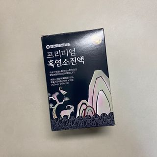 참앤들황토농원 국내산 흑염소를 정성스럽게 담은, 프리미엄 흑염소 진액 70ml x 30포 1박스 — 5점을 준 리뷰어가 2023년 1월 올린 사용 사진