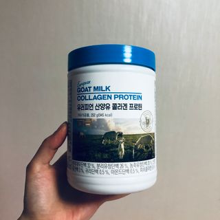 메이준뉴트리 유러피언 산양유 콜라겐 프로틴 — 5점을 준 리뷰어가 2021년 7월 올린 사용 사진