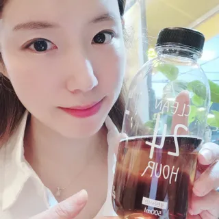 클린24시간 1BOX(5포) + 전용보틀(500ml) — 5점을 준 리뷰어가 2022년 10월 올린 사용 사진