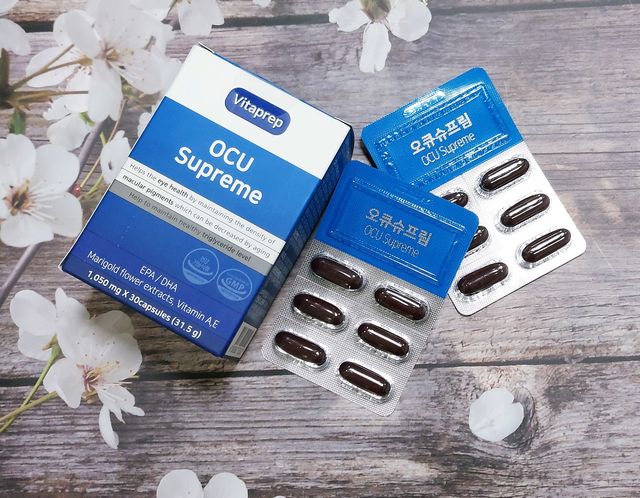 비타프렙 오큐슈프림 루테인 오메가3 1050mg 리뷰 사진