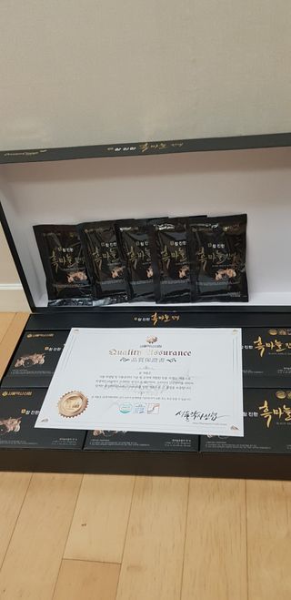 서울약사신협 약사신협_흑마늘진액_70mlx30포 — 5점을 준 리뷰어가 2021년 5월 올린 사용 사진