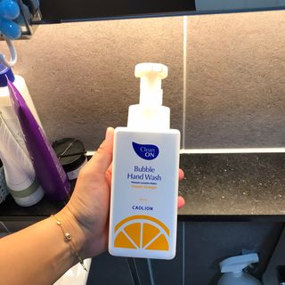 카오리온코스메틱스 클린온 버블 핸드 워시 500ml — 5점을 준 리뷰어가 2021년 8월 올린 사용 사진
