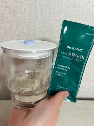 하나마이 이너핏 다이어트 30g x 14포 올인원 체중조절용 쉐이크 / 프락토올리고당+스피루리나 함유 피부탄력 까지~ — 4.5점을 준 리뷰어가 2023년 3월 올린 사용 사진
