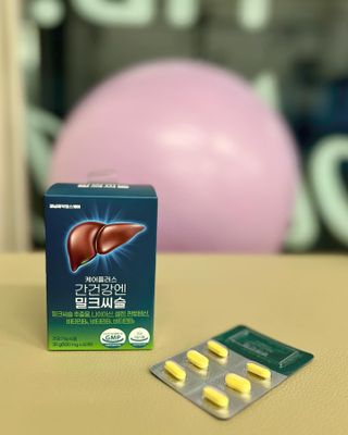 [경남제약헬스케어] 케어플러스 간건강엔 밀크씨슬 500mg 60정/2개월분/비타민B 5종+세레늄 — 5점을 준 리뷰어가 2024년 1월 올린 사용 사진