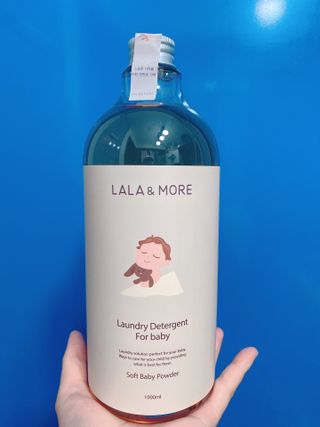 라라앤모어 유아 액체세제+세탁기클리너 — 4점을 준 리뷰어가 2022년 3월 올린 사용 사진