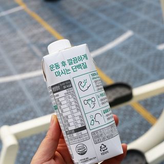 셀렉스스포츠 셀렉스 스포츠 웨이 프로틴 복숭아_ 330ml x 12팩 — 5점을 준 리뷰어가 2021년 3월 올린 사용 사진