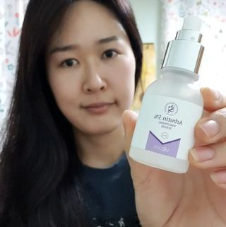 이엔코스 알부틴5프로화이트닝세럼 — 5점을 준 리뷰어가 2021년 2월 올린 사용 사진