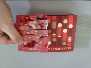 프리마인 귀족의 콜라겐, 92배 흡수율. 럭셔리 프리미엄 셀라브 콜라겐필름 30매 — 4점을 준 리뷰어가 2021년 9월 올린 사용 사진