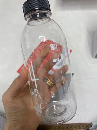 클린24시간 1BOX(5포) + 전용보틀(500ml) — 5점을 준 리뷰어가 2023년 2월 올린 사용 사진