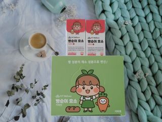 아이비웰니스 빵순이 식탁 위의 필수템! 빵순이 효소 키위맛 100포 + 석류맛 14포 (총 114포) — 5점을 준 리뷰어가 2022년 12월 올린 사용 사진