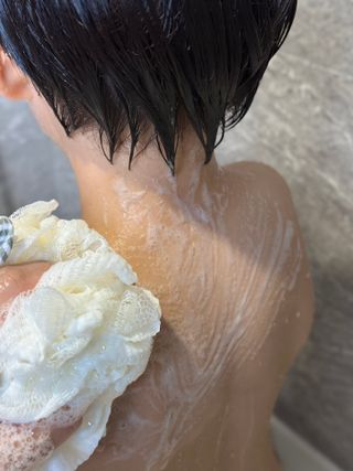 카프리나 프레쉬 산양밀크 어메이징 바디워시 500ml (오리지널향) — 5점을 준 리뷰어가 2023년 8월 올린 사용 사진