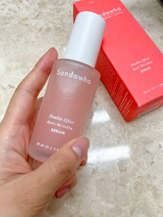 산다화 더블 이펙트 안티 링클 세럼 50ml — 5점을 준 리뷰어가 2023년 3월 올린 사용 사진