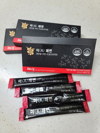 새롬바이오 리생 [미쾌변] 차전자피 식이섬유 건강기능식품 3팩 — 5점을 준 리뷰어가 2021년 7월 올린 사용 사진