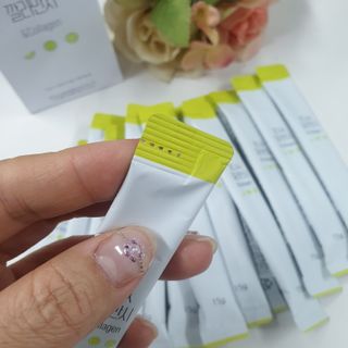 미쁨생활건강 톡쏙 깔라만시 앤 콜라겐 14포 — 5점을 준 리뷰어가 2021년 5월 올린 사용 사진