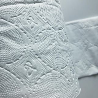 빈다 4Deluxe 4겹 엠보싱 롤 화장지 — 5점을 준 리뷰어가 2022년 2월 올린 사용 사진