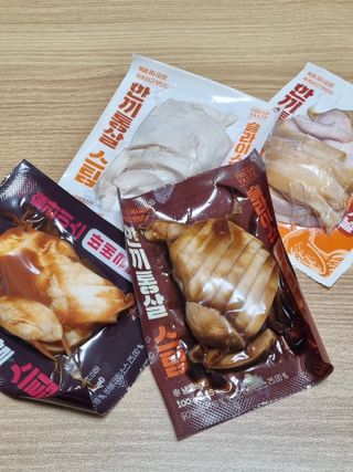 한끼통살 슬라이스 닭가슴살 — 4.5점을 준 리뷰어가 2023년 2월 올린 사용 사진
