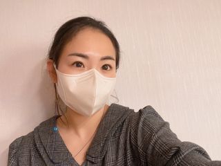 끌린에르 스포츠 귀편한 새부리형 마스크 — 5점을 준 리뷰어가 2022년 2월 올린 사용 사진