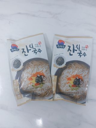 [한면원] 잔치국수 2인분 — 4점을 준 리뷰어가 2022년 7월 올린 사용 사진
