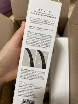 어코어 데미지케어 컨디셔너 — 5점을 준 리뷰어가 2021년 2월 올린 사용 사진