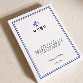 닥터마시멜로 닥터마스멜로 마블러스 아쿠아 클리닉 마스크 — 5점을 준 리뷰어가 2021년 7월 올린 사용 사진