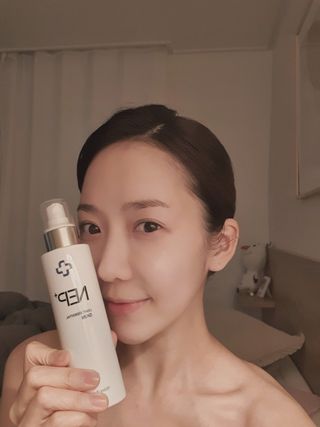 SOONWITH 순위드 NEP+ 스킨케어 3종 세트 — 4점을 준 리뷰어가 2021년 5월 올린 사용 사진