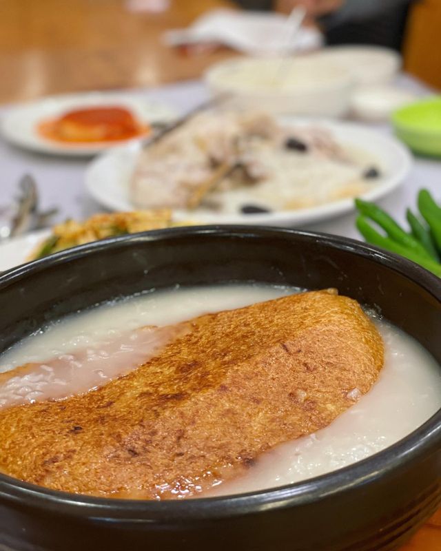 [장수촌 의왕청계점] 누룽지 닭백숙 2인 리뷰 사진