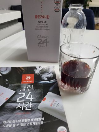 클린24시간 1BOX(5포) + 전용보틀(500ml) — 5점을 준 리뷰어가 2023년 2월 올린 사용 사진