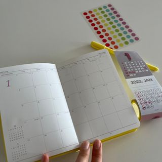 리훈 2023년 이야기다이어리 숏 날짜형 — 5점을 준 리뷰어가 2023년 1월 올린 사용 사진