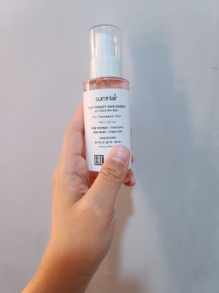 썸헤어 / SUMHAIR 썸헤어 실키 테라피 헤어 에센스 — 5점을 준 리뷰어가 2021년 4월 올린 사용 사진
