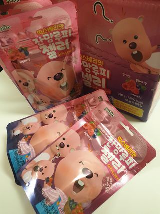 [팔도] 잔망루피젤리 믹스베리맛 42g 8개 — 5점을 준 리뷰어가 2022년 1월 올린 사용 사진