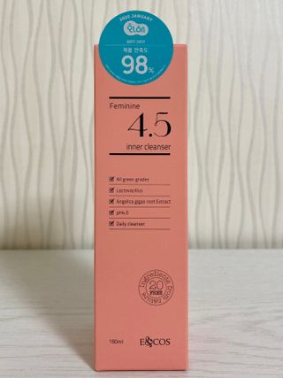 이엔코스 페미닌 4.5 이너클렌저 — 5점을 준 리뷰어가 2021년 3월 올린 사용 사진