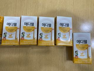 메디웰 페디아드링크 미니 바나나맛 — 5점을 준 리뷰어가 2022년 8월 올린 사용 사진