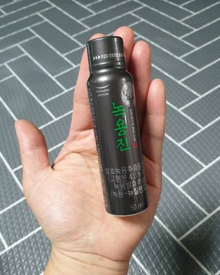 [풀무원] 녹용진 50ml 9입 — 5점을 준 리뷰어가 2021년 3월 올린 사용 사진