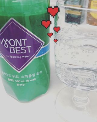 몽베스트 Montbest with Sparkling water Lemon OR Lime 20병(랜덤) — 5점을 준 리뷰어가 2021년 10월 올린 사용 사진