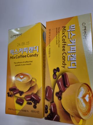 (주) 피치코리아 믹스커피캔디76g x2개입 — 4점을 준 리뷰어가 2022년 11월 올린 사용 사진