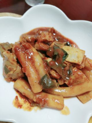 한성기업 무볼레 닭떡볶이+해물떡볶이 2종 세트 — 5점을 준 리뷰어가 2021년 8월 올린 사용 사진