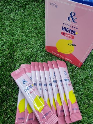 비타앤C 레몬맛, 망고맛 — 4점을 준 리뷰어가 2021년 4월 올린 사용 사진
