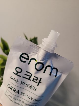 [이롬] 오크라 마시는 뷰티드링크 100mL x 20입 — 5점을 준 리뷰어가 2022년 7월 올린 사용 사진