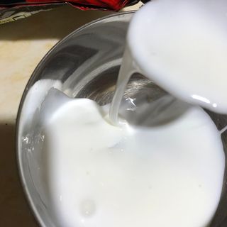 하나마이 [BEST 판매율 1위] 카스피해 유산균 종균_발효기가 필요없이 간편하게 만들어 먹는 요거트 생유산균 — 4점을 준 리뷰어가 2023년 3월 올린 사용 사진