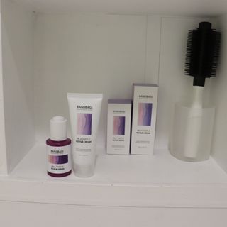 바노바기 코스메틱 바노바기 밀크 씨슬 리페어 세럼 30ml & 크림 50ml — 5점을 준 리뷰어가 2024년 6월 올린 사용 사진