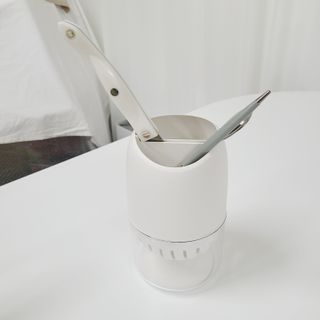 원달러샵 물기순삭 뽀송뽀송 규조토 수저통 — 4점을 준 리뷰어가 2021년 1월 올린 사용 사진