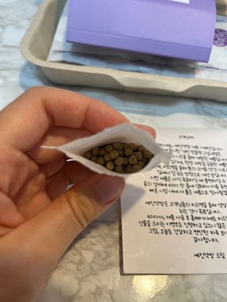예진약방 그날을 위한 맞춤형 한방 건강식품 (4종) — 5점을 준 리뷰어가 2022년 8월 올린 사용 사진